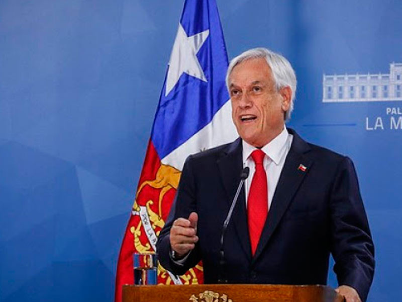 discurso de Sebastían Piñera Presidente de Chile 